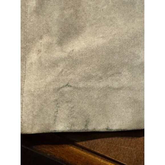 Vintage Womens Double-Breasted Genuine Leather Blazer Jacket Size XL Tan Made In - Picture 12 of 14